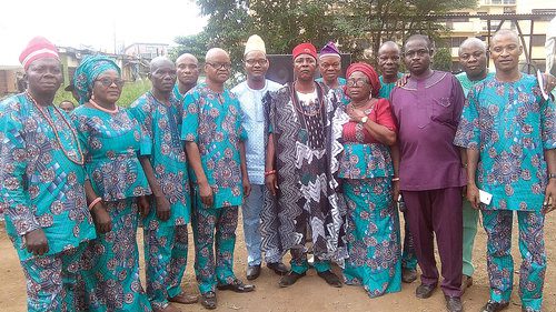 Ika People of Biafra standing together